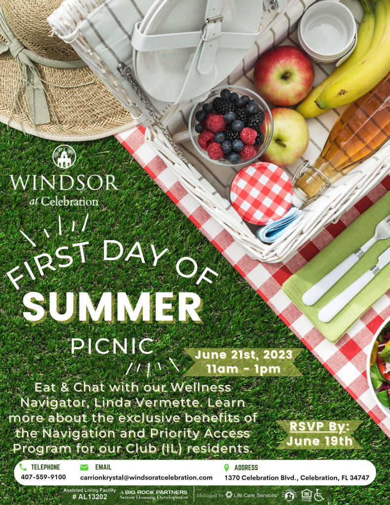 First Day of Summer Picnic Windsor at Celebration